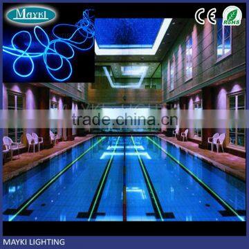 MSOF-6-14 multi strand side glow fibre optic lighting cable for swimming pool lighting