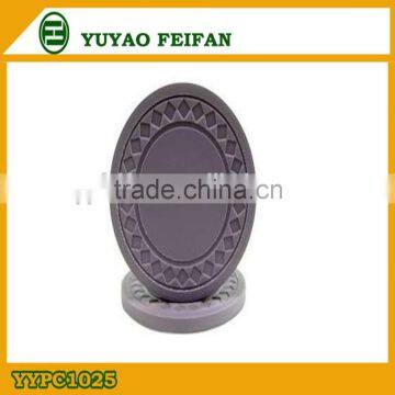 High Quality Cheap Custom plastic poker chips with one color diamond chips