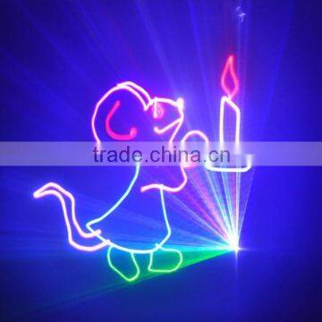 2.5W RGB Animation ILDA Disco Laser DMX Stage Lighting LOGO Projector photo-5