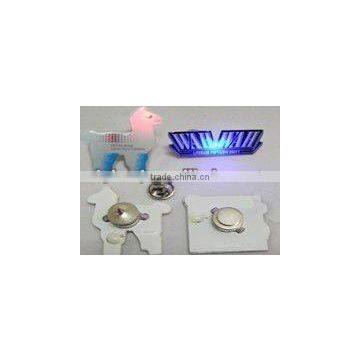 metal led badge