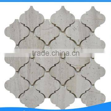 High quality Cheap grey wooden grain marble mosaic for floor