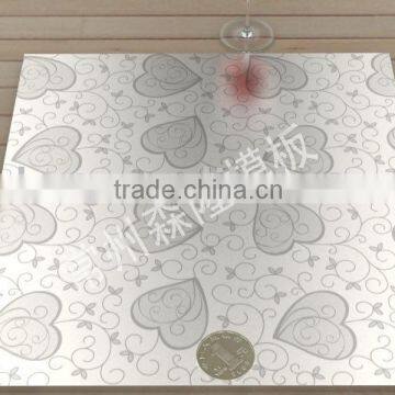 Decorative grain press plate mould