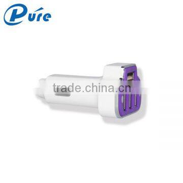 2 Color Charger Black/White Starting Multi Port USB Car Charger 5.2A Output Speed Fast Charger photo-3