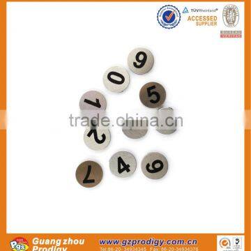 adhesive stainless steel house numbers door plate