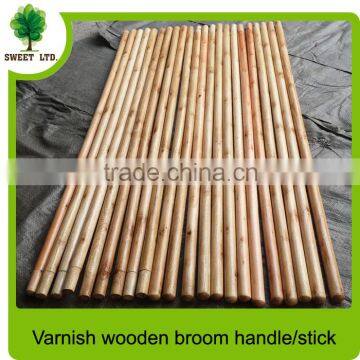 Varnished Wood Shovel and Rake Handle Wooden Mop Sticks With High Quality photo-2