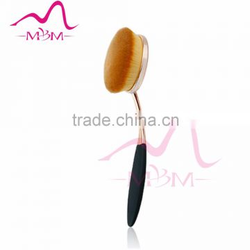 Hot sale girl makeup tooth face oval powder make up brush toothbrush makeup brush for make-up cosmetics