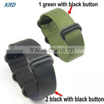 26MM Green Black Outdoor Canvas Watch Band Sport Strap For Garmin Fenix3 Fenix 3 Smart Watch photo-4