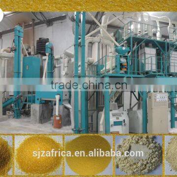 Compact maize mill machine of Uganda, maize grinding mill for super fine maize flour