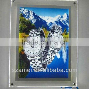 wall mount led light acrylic picture/photo frame