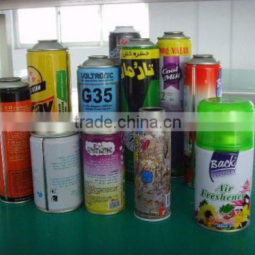 aerosol can/printing aerosol spray cans /different sizes of tinplate can