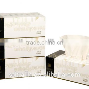 Non-wood Fiber Unbleached Facial Paper Tissue