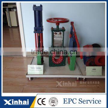 China Rubber Valve Pneumatic Operated Knife Gate Valve