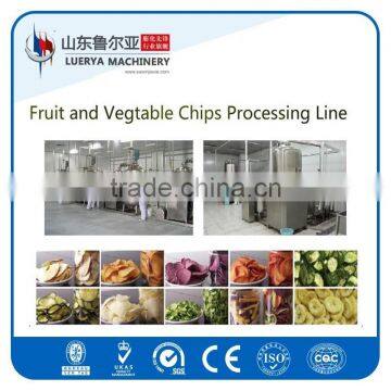 vacuum fried vegetables and fruits chips processing line