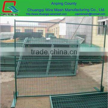 Galvanized or Powder coated crowd control barrier/ temporary fence barrier/steel pipe barrier