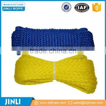 3mm mixed color coiled by hand , 100% Polyester braided rope