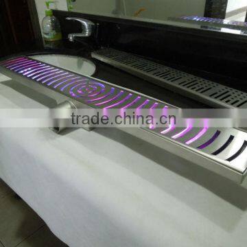 led shower waste drain real manufacturer china