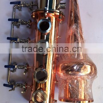 red copper distillation tower ,distillation column price