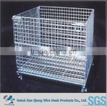 galvanized wire material large storage container