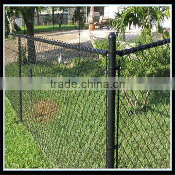 60mm mesh size 2mm diameter 1.8m height chain link fence / used chain link fence for sale factory