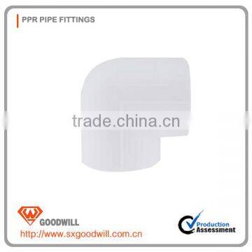 China Supplier Plastic Material Water Ppr Connector Fitting Elbow Made in China