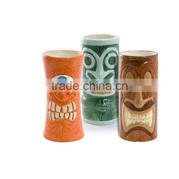 Portrait Tiki Mugs Set