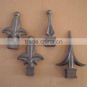 wrought iron & casted iron spearpoint