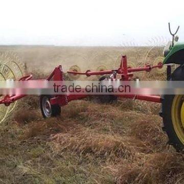 Tractor 3 Point Linkage Straw Alfafa Collecting Machine Mini Hay Rake photo-2