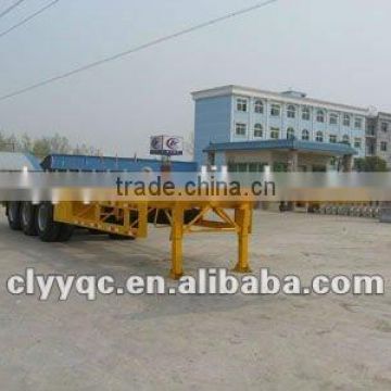 20GP or 40GP container semi-trailer 40ton 3 axles flatbed semi-trailer for sale