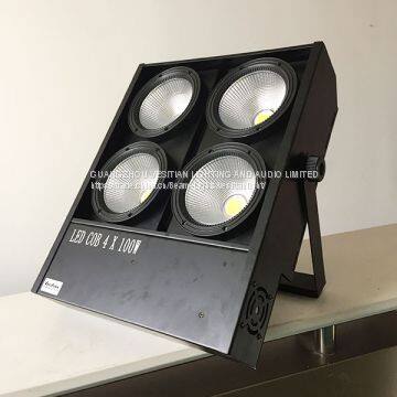 High brightness pure white led stage light 4eyes 100w led COB light 400w