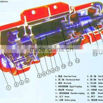 240v 500kg Electric Lifting Hoist Electric Winch for Hoist