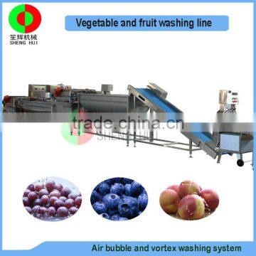 New Developed Vortex Air Bubble Ozone Fruit and Vegetable Washing Production Line photo-2