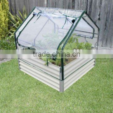 GARDEN BED WITH GREENHOUSE