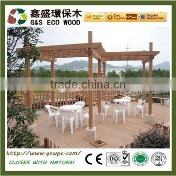 WPC pergola No smell wpc outdoor pergola column