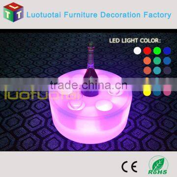 2015 New Design Wine Glass Holder Tray Bar Serving Tray Led Bar Tray LTT-WB08D