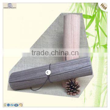 Round Soft Bark Wood Pen Case Tube Box