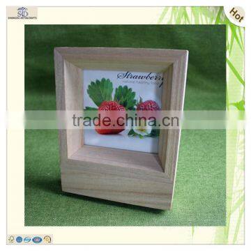 custom thick window shape wood picture photo frame