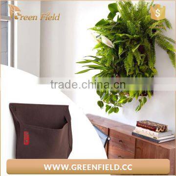 Green Vertical Garden Hanging Wall Felt Planter,Grow Planting Bags For Felt Fabric Hanging Wall Planter photo-4
