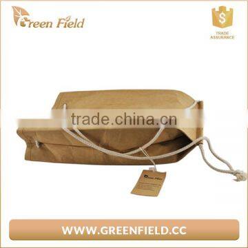 2017 Durable Waterproof Drawstring Bag, Backpack Kraft Paper School Bag