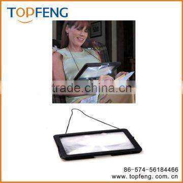 Hands-Free Page Magnifier for Reading with LED Lights/Lighted stand Magnifier/Reading Magnifier With Light