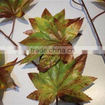 Artificial Plants Artificial Leaf Branch Decor Autumn Maple Leaf Decoration photo-2