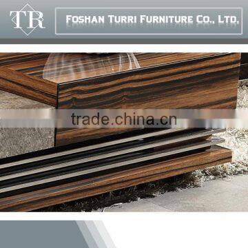 Modern Marble/travertine Top Living Room Coffee Table With Hardware photo-4