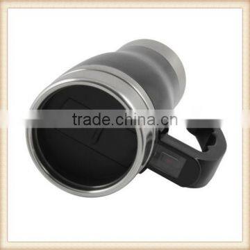 Stainless Lazy Self Stirring Mug Auto Mixing Tea Coffee Cup Office Gifts Black photo-4