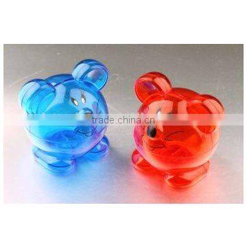 Wholesale plastic cute mouse shape coin bank