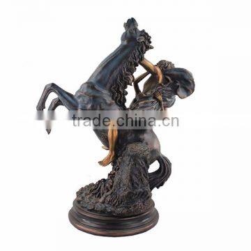 Modern Horse Statue Garden Deocr Lover Erotic Bronze Sculpture photo-4