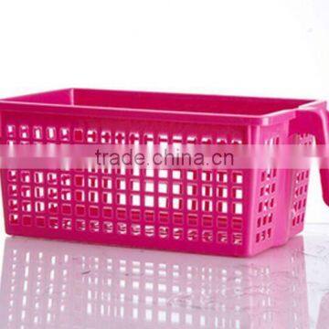 Bathroom With Handle Plastic Storage Basket photo-5