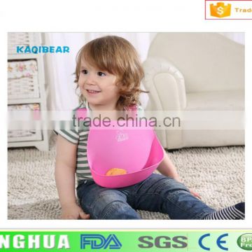 Wholesale Colorful Baby Bib Silicone Baby Bib Customized