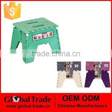 Compact And Portable Plastic Connected Folding Plastic Stool 450694