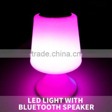 new design waterproof led bluetooth speaker for home light