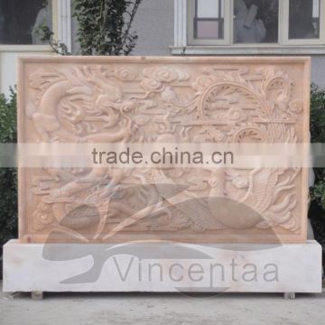 2016 Popular Design Abstract Marble Relief Wall Sculpture with Low Price