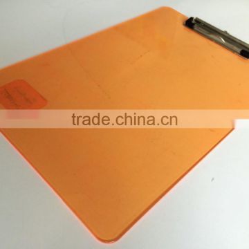 Customized medical A5 plastic material clipboard